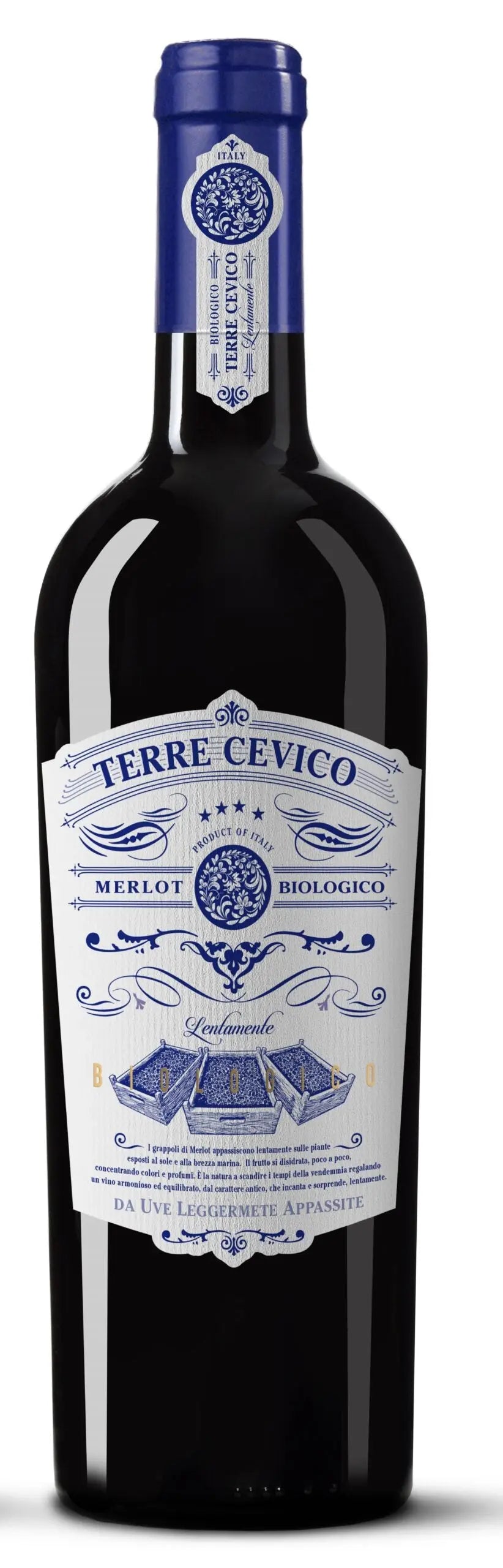 Crveno vino MERLOT BIOLOGICO Terre Cevico 0,75 l Trampex