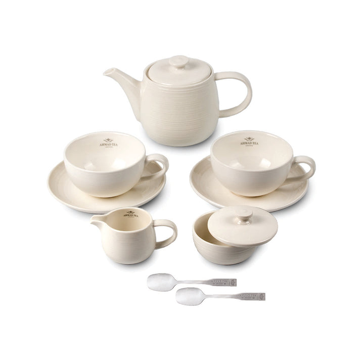 Čajni set ČAJANKA ZA DVOJE Ahmad Tea standard plus beli