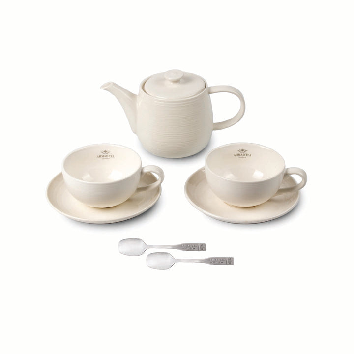 Čajni set ČAJANKA ZA DVOJE Ahmad Tea standard beli