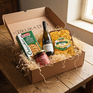 Promo paket Chardonnay, Fettuccine & Delikatesi