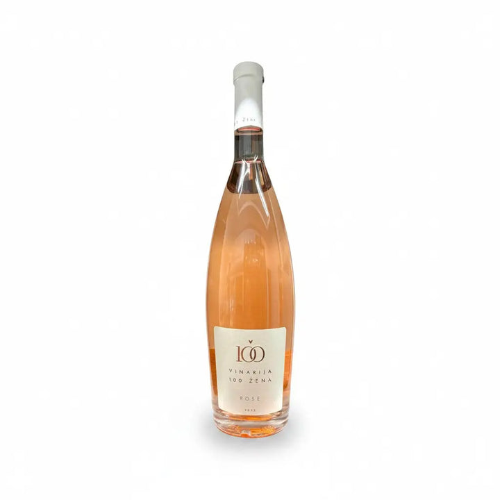 Delikatesi i tako to... 100 Zena rose wine in a 0.75l glass bottle with a minimalist cream label