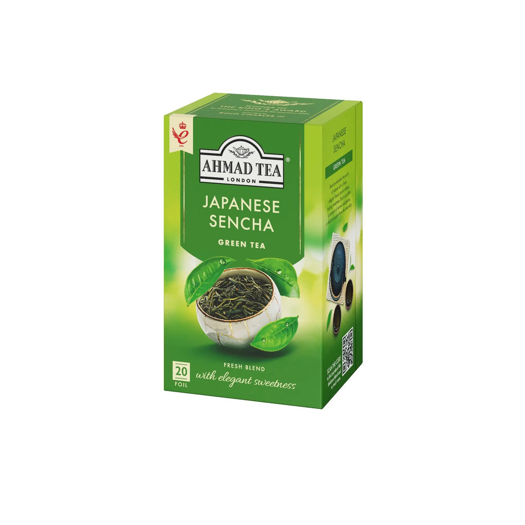 Delikatesi i tako to... Ahmad Tea Japanese Sencha green tea box with 20 foil tea bags