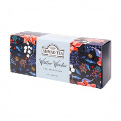 Delikatesi i tako to... Ahmad Tea Winter Wonder selection box featuring 30 tea bags in festive floral packaging