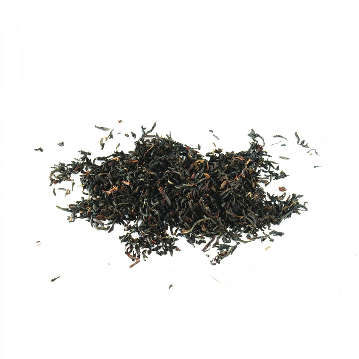 Delikatesi i tako to... loose leaf Assam black tea with dark, twisted leaves for a rich, malty infusion.