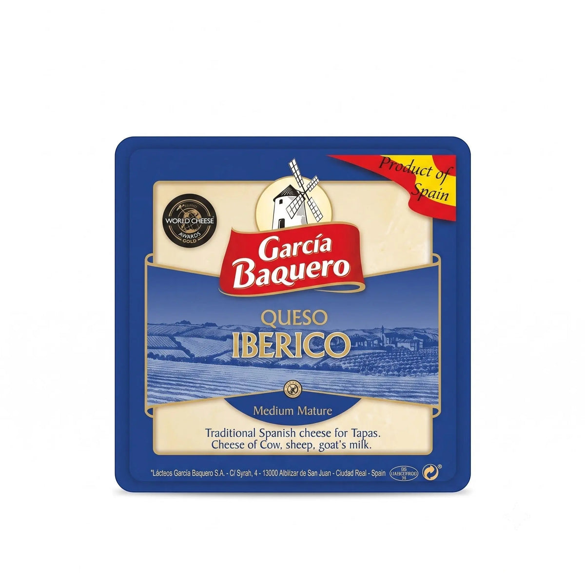 Delikatesi i tako to... Garcia Baquero Iberico medium mature Spanish cheese blend in 150g packaging