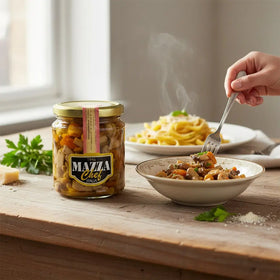 PEČURKE MIX U ULJU MAZZA 314ml