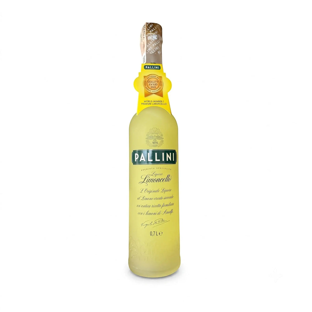 Delikatesi i tako to... Pallini Limoncello 0.7L bottle with Amalfi lemon zest infusion and gold award label