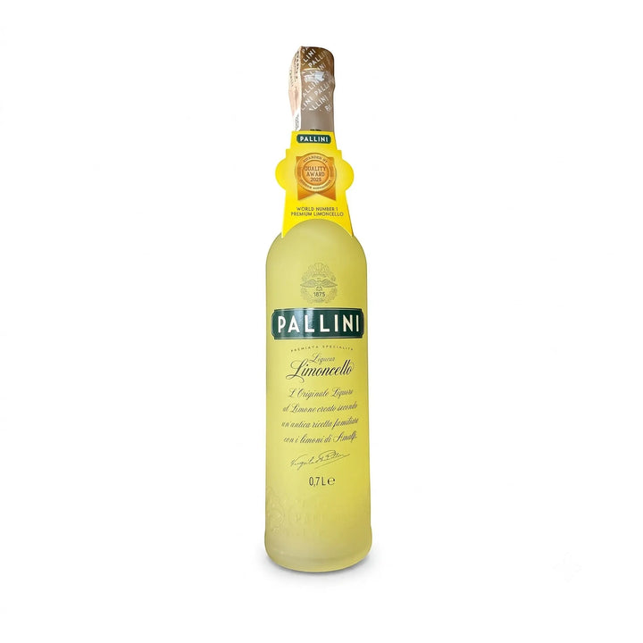Delikatesi i tako to... Pallini Limoncello 0.7L bottle with Amalfi lemon zest infusion and gold award label
