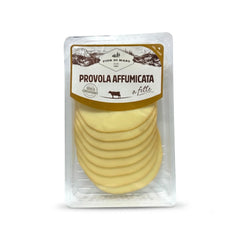 Delikatesi i tako to... Fior di Maso Provola Affumicata smoked cheese slices in a 130g resealable plastic pack