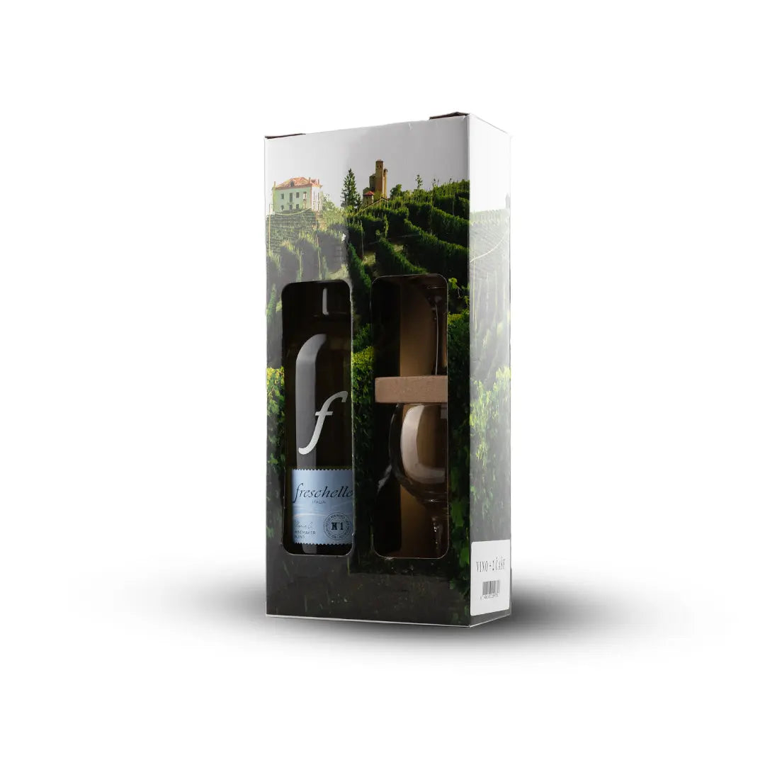 Belo vino BIANCO VINO + 2 ČAŠE Freschello 0,75 l Trampex