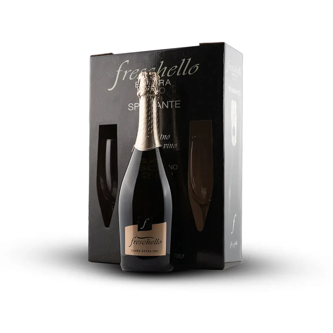 Penušavo vino EXTRA FRESCO + 2 ČAŠE Freschello 0,75 l Delikatesi i tako to
