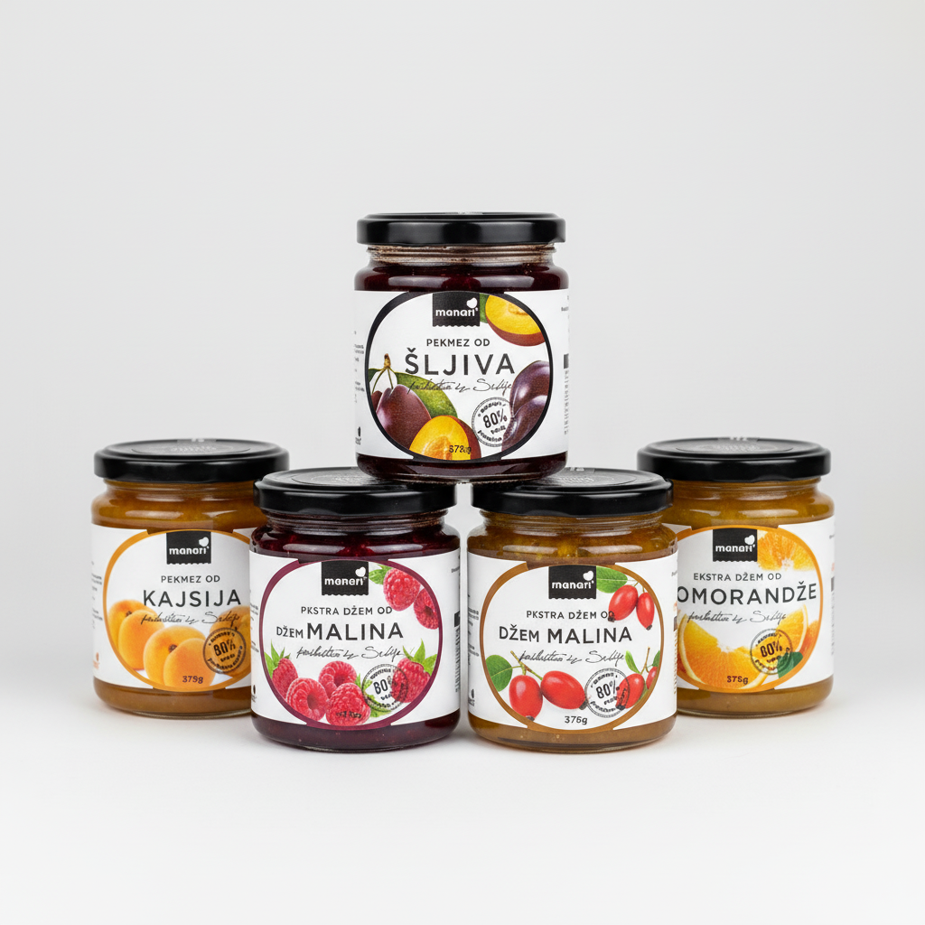 Manari Poklon Set - Džemovi i Pekmezi