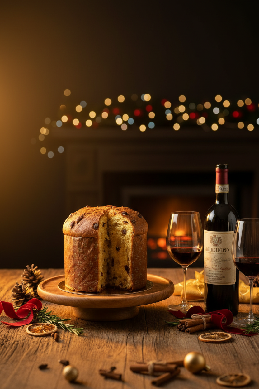 Panettone & Wine Mobile Banner
