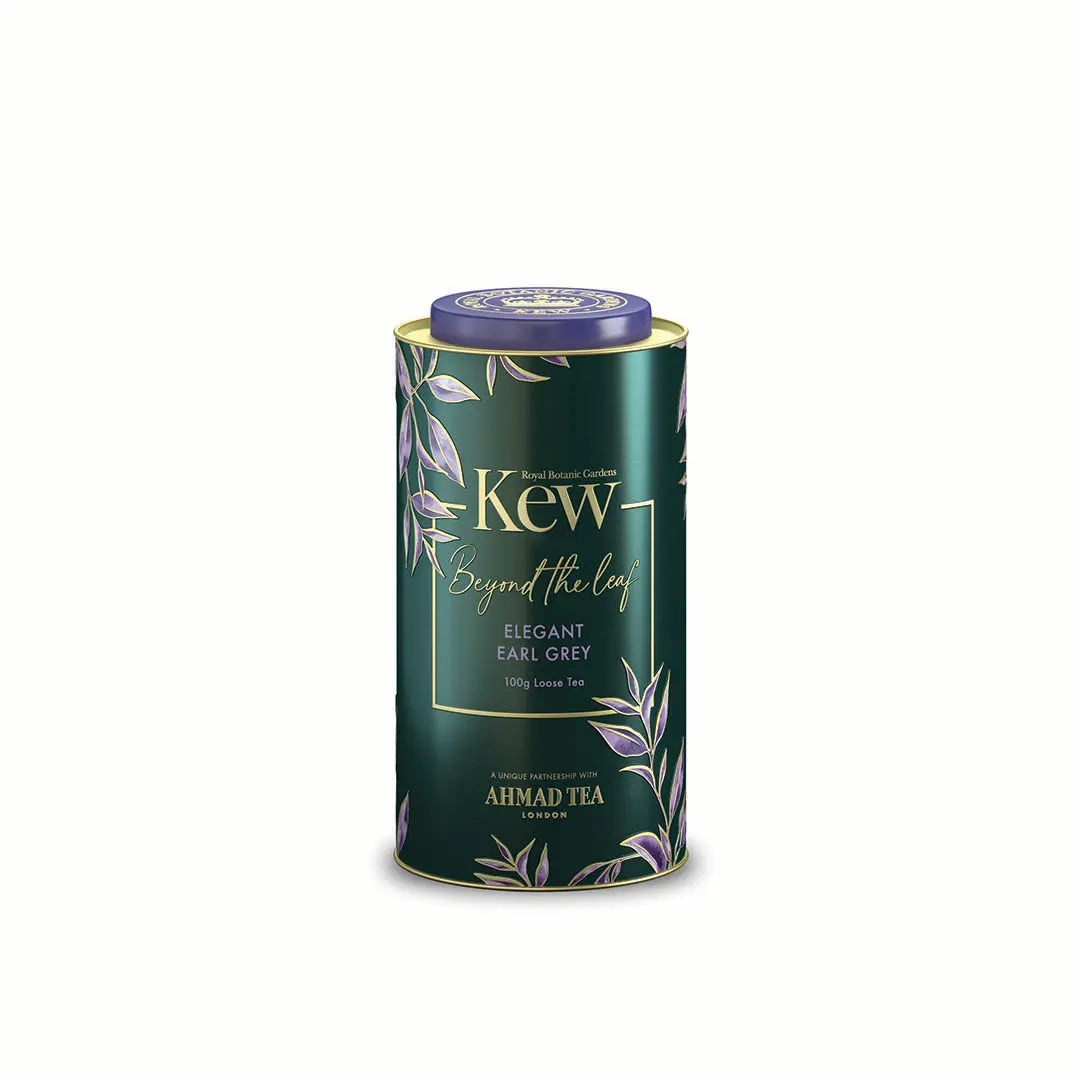 Čaj KEW GARDENS Limenka - ELEGANT EARL GREY Ahmad Tea 100 g Trampex