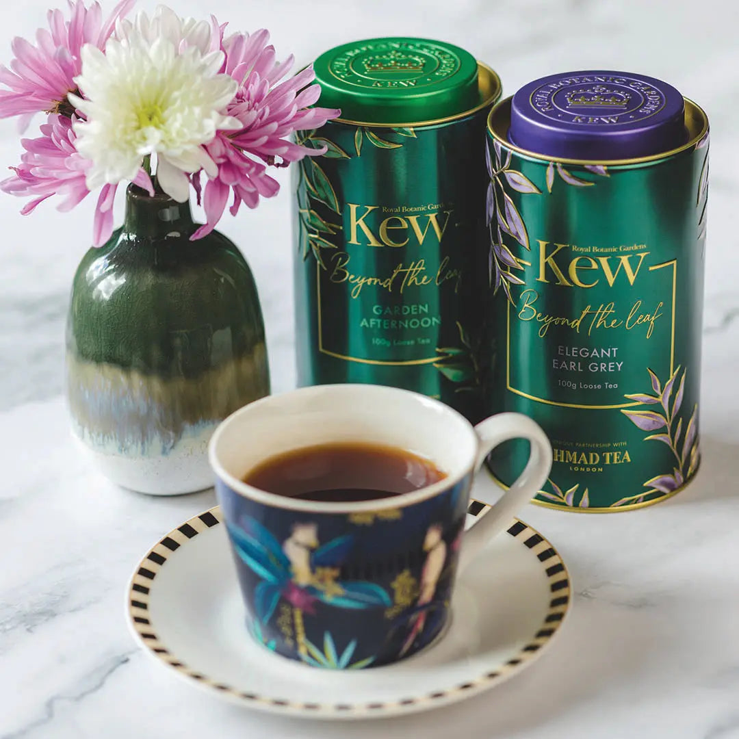 Čaj KEW GARDENS Limenka - ELEGANT EARL GREY Ahmad Tea 100 g Trampex
