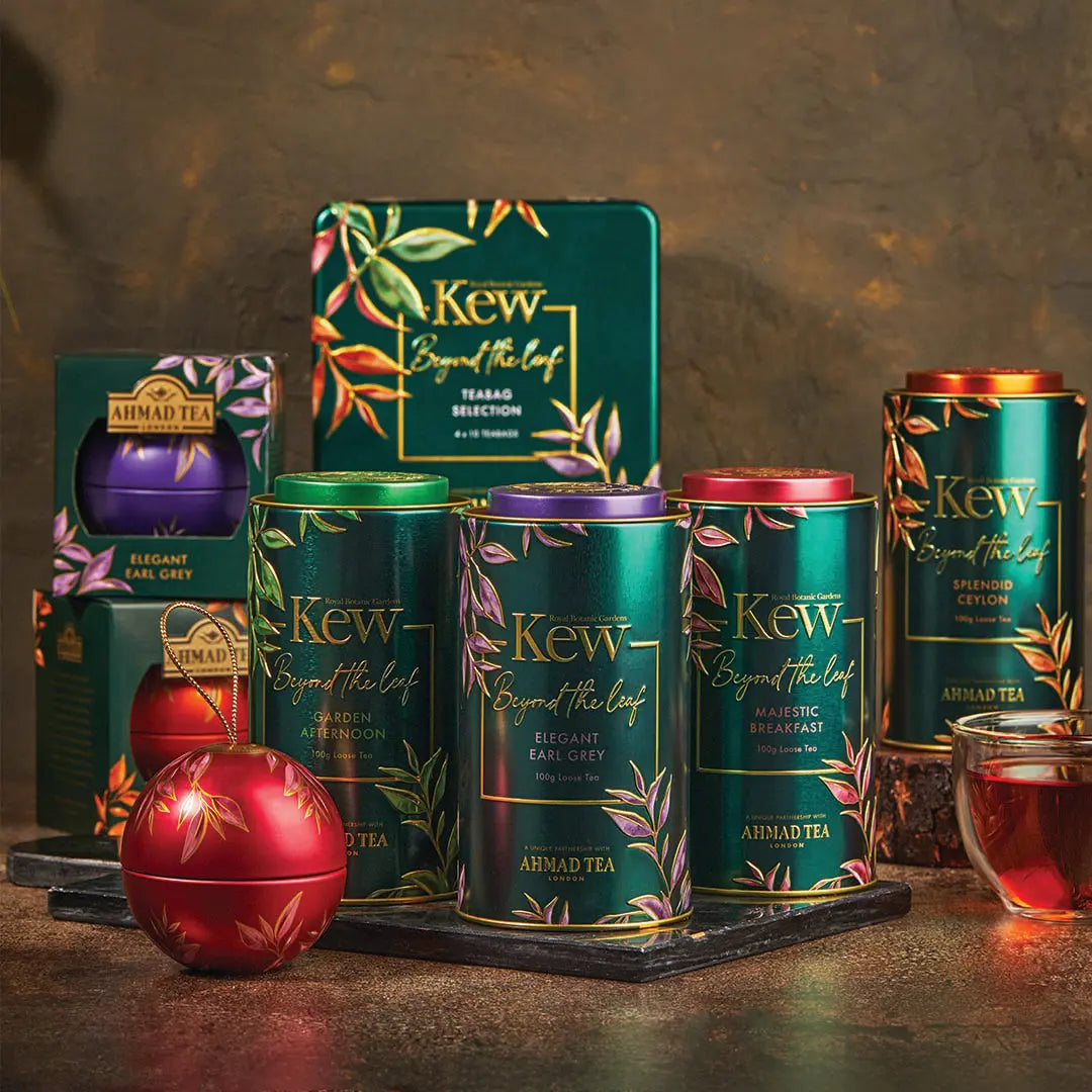 Čaj KEW GARDENS Limenka - ELEGANT EARL GREY Ahmad Tea 100 g Trampex