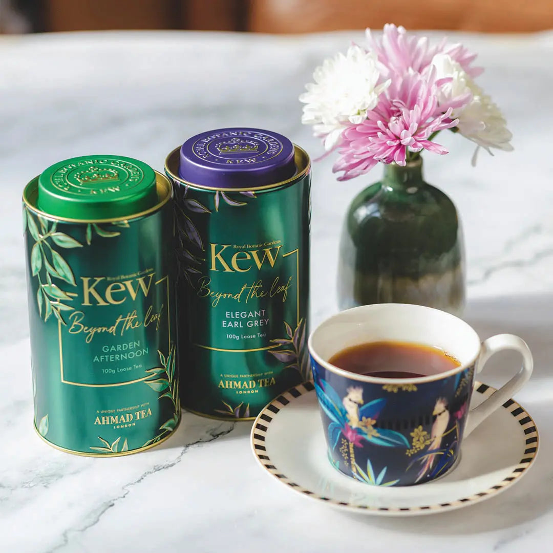 Čaj KEW GARDENS limenka - GARDEN AFTERNOON Ahmad Tea 100 g Trampex