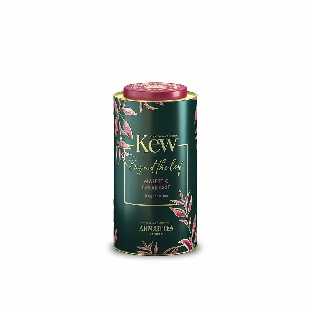 Čaj KEW GARDENS Limenka - MAJESTIC BREAKFAST Ahmad Tea 100 g Trampex