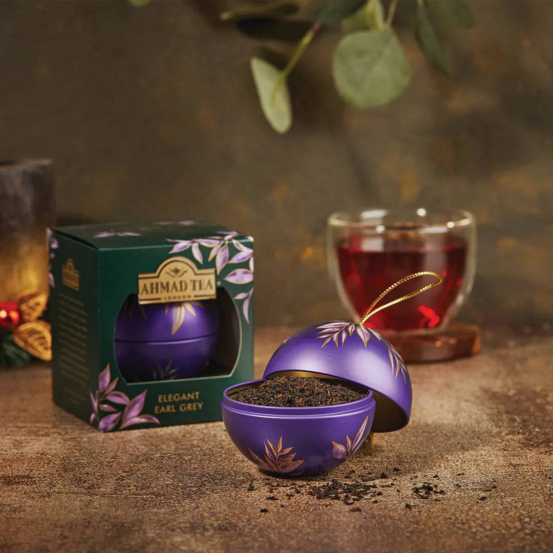 Čaj KEW Ukrasna KUGLA - ELEGANT EARL GREY Ahmad Tea 25 g Trampex