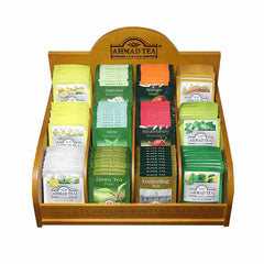 Čaj otvorena drvena kutija ahmad tea selection 12x10 kesica Trampex