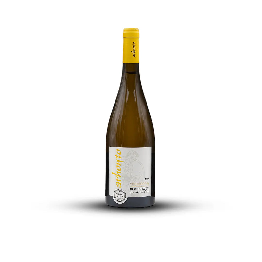 Belo vino ARHONTO CHARDONNAY Vinarija Krgović 0,75 l Pola Pola