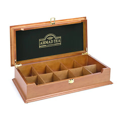 Čaj elegantna drvena kutija mix ahmad tea 10x10 kesica Trampex
