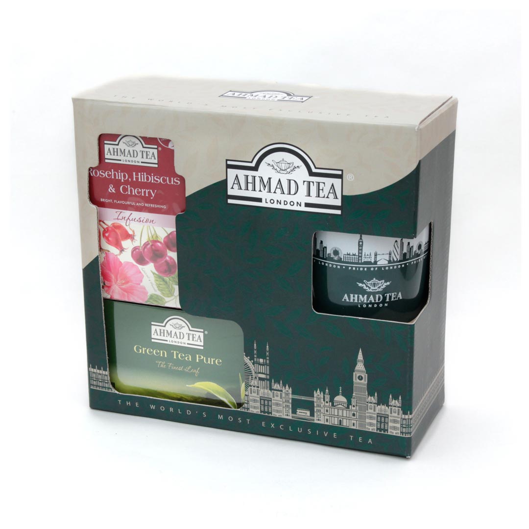 Čaj poklon kutija sa 2 čaja i šoljom Ahmad Tea