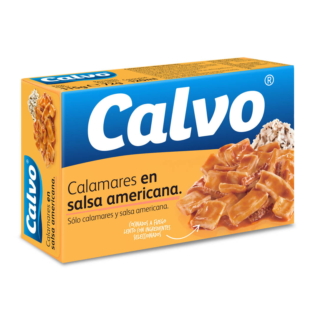 Lignje u američkom sosu Calvo 115 g