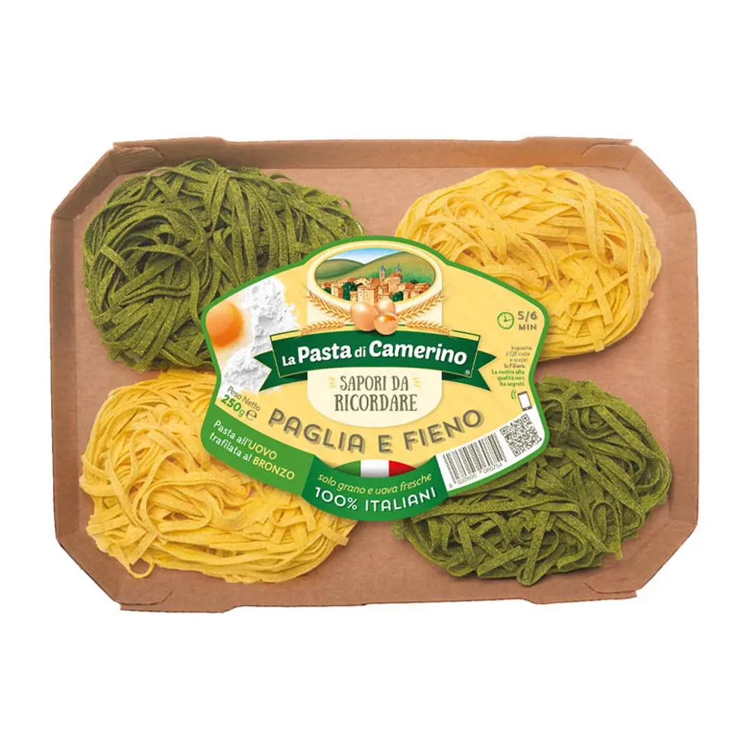 Pasta Tagliatelle Paglia e Fieno All’uovo La Pasta di Camerino 250 g Delikatesi i tako to