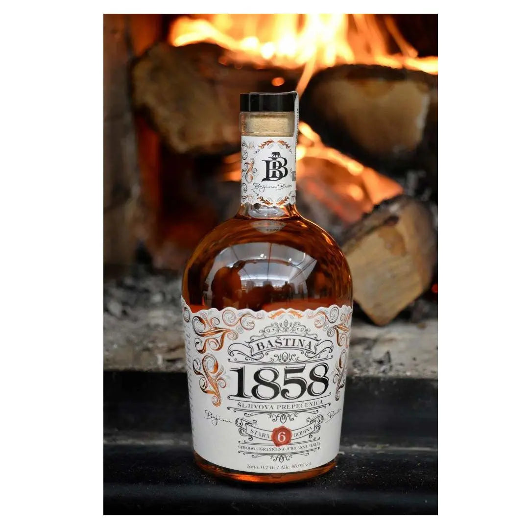 Rakija baština 1858 6 godina bb 0,7 l Pola Pola