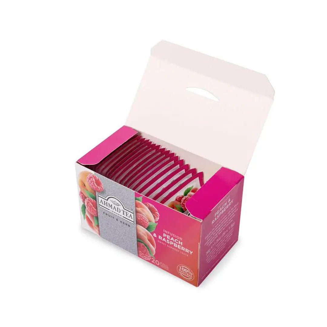 Čaj Raspberry & Peach Ahmad Tea 20 kesica Trampex